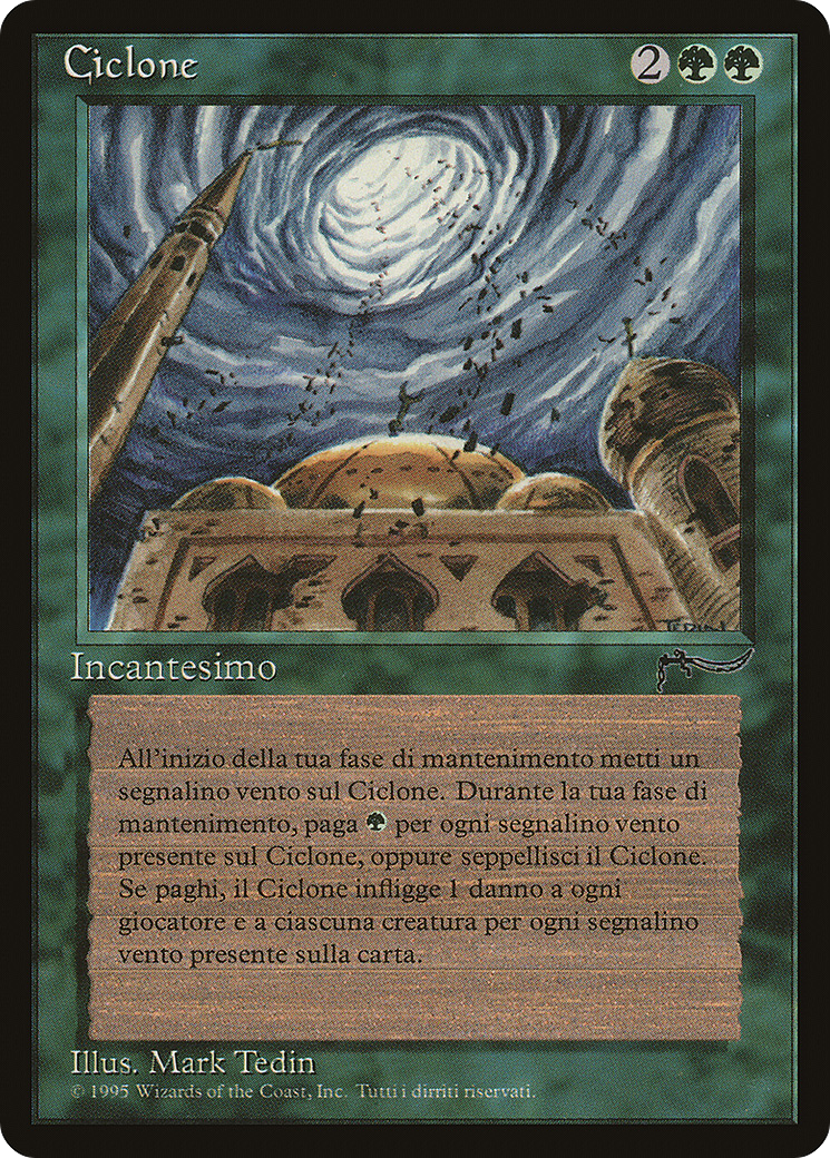 Cyclone (Italian) - "Ciclone" (REN-) [Misc] Rinascimento MTG Single Wizards of the Coast