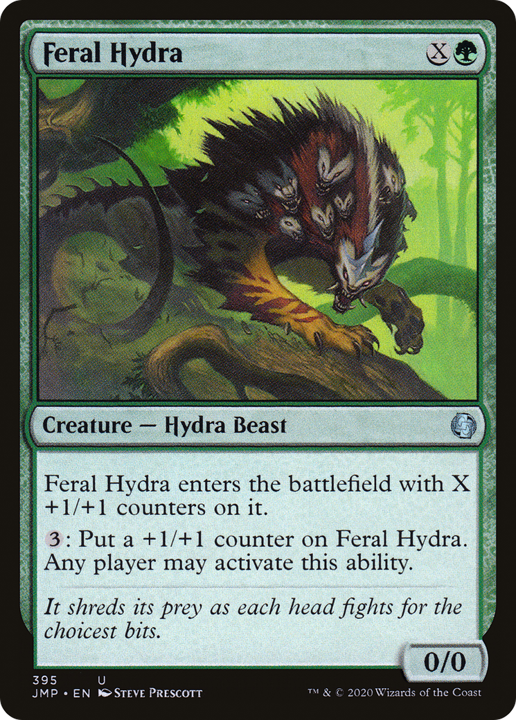 Feral Hydra (JMP-395) [Jumpstart] MTG Single Wizards of the Coast