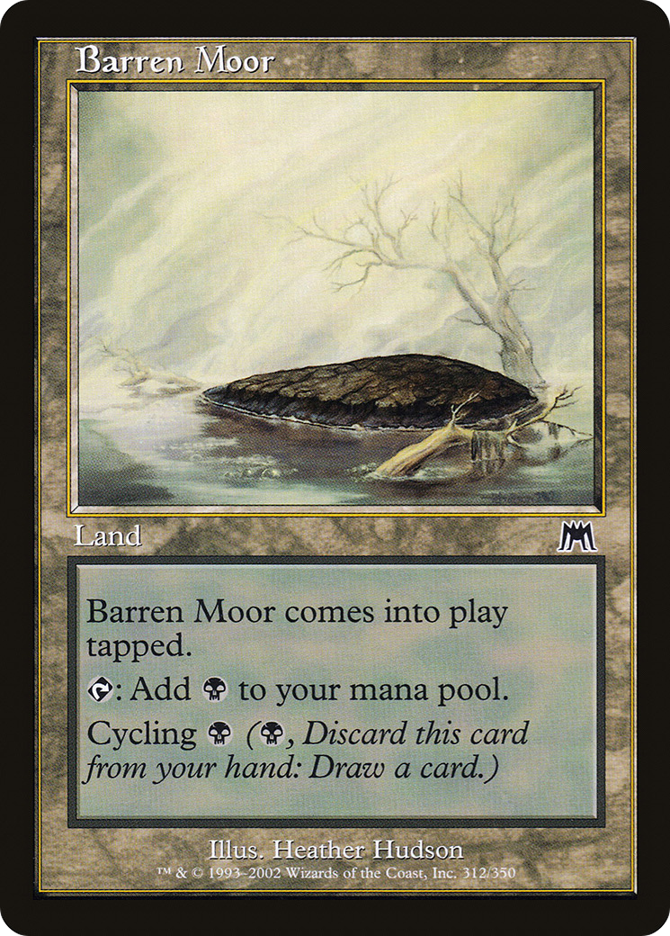 Barren Moor (ONS-312) [Onslaught] MTG Single Wizards of the Coast