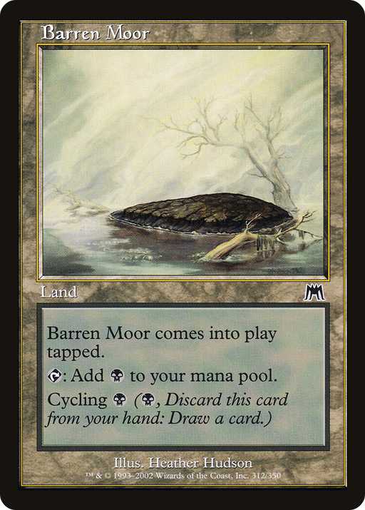 Barren Moor (ONS-312) [Onslaught] MTG Single Wizards of the Coast