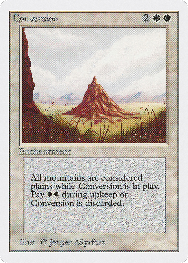 Conversion (2ED-016) [Oldschool] Unlimited Edition MTG Single Wizards of the Coast