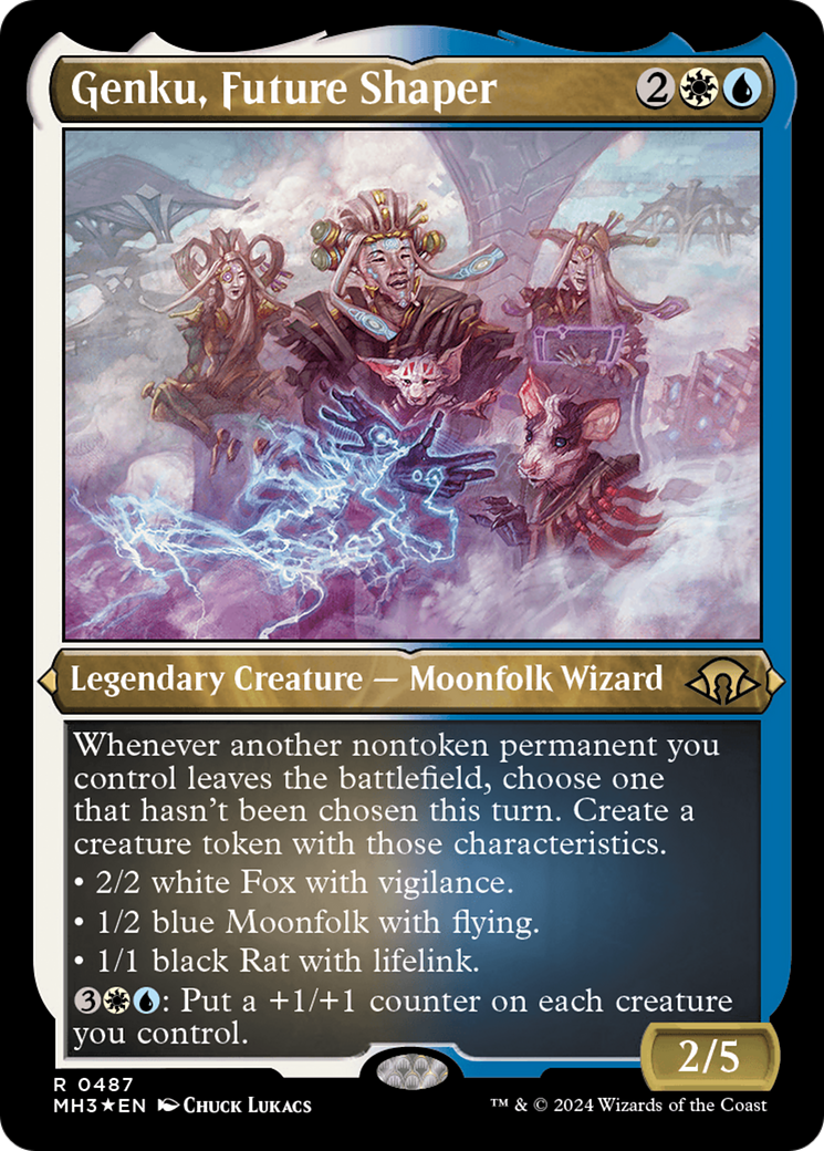Genku, Future Shaper (Foil Etched) (MH3-487) [Modern Horizons 3] Foil MTG Single Wizards of the Coast
