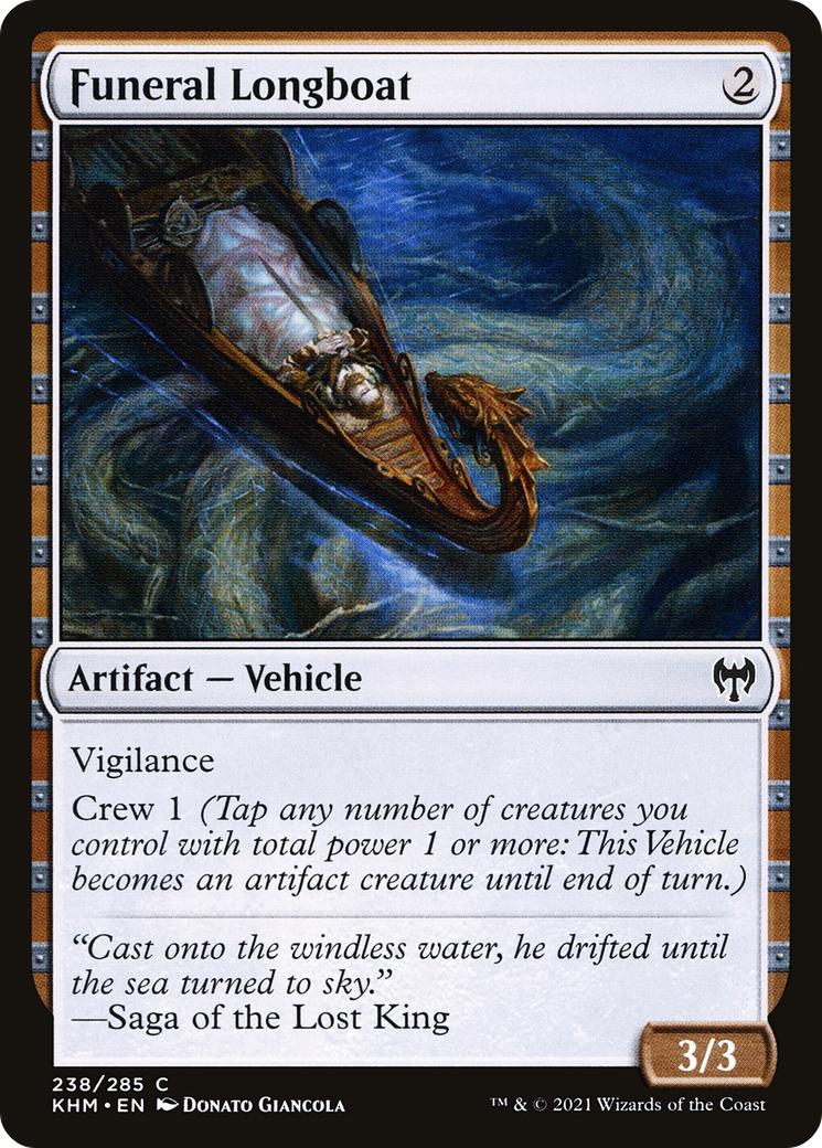 Funeral Longboat (KHM-238) [Kaldheim] MTG Single Wizards of the Coast