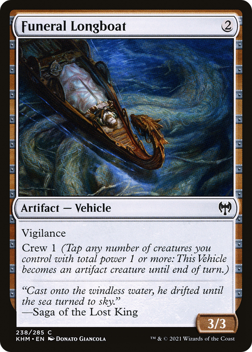 Funeral Longboat (KHM-238) [Kaldheim] MTG Single Wizards of the Coast