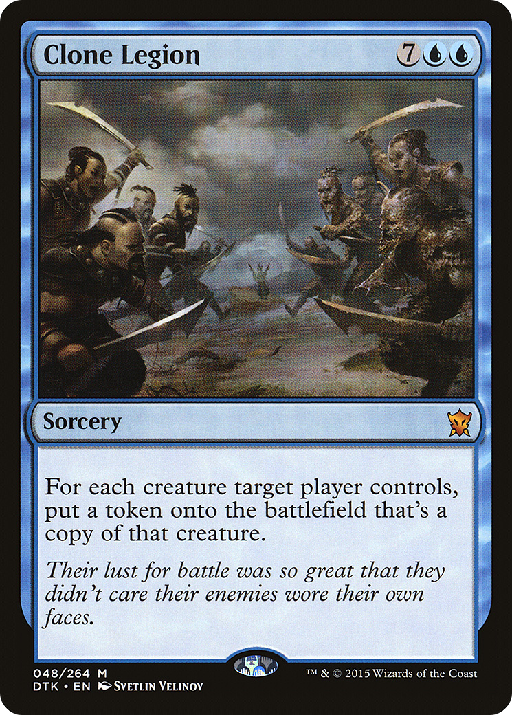 Clone Legion (DTK-048) [Dragons of Tarkir] MTG Single Wizards of the Coast
