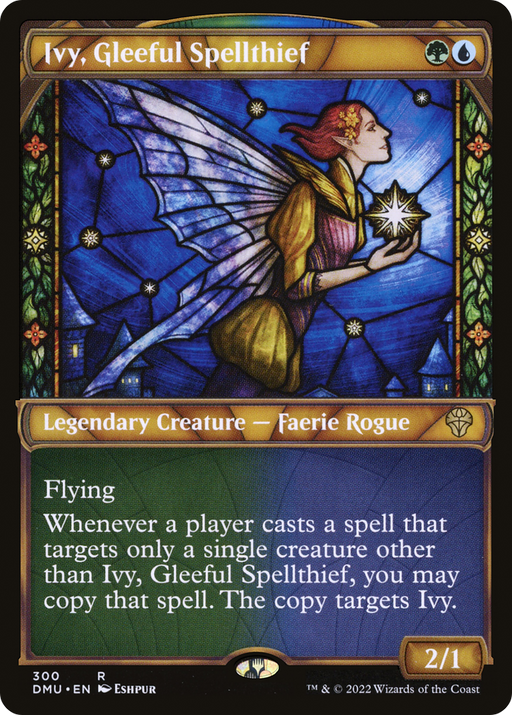 Ivy, Gleeful Spellthief (DMU-300) [Dominaria United] (Showcase) MTG Single Wizards of the Coast