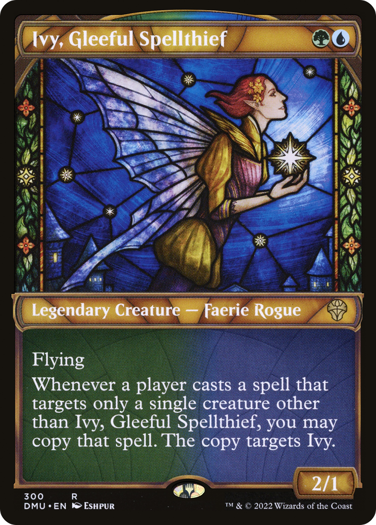 Ivy, Gleeful Spellthief (DMU-300) [Dominaria United] (Showcase) Foil MTG Single Wizards of the Coast