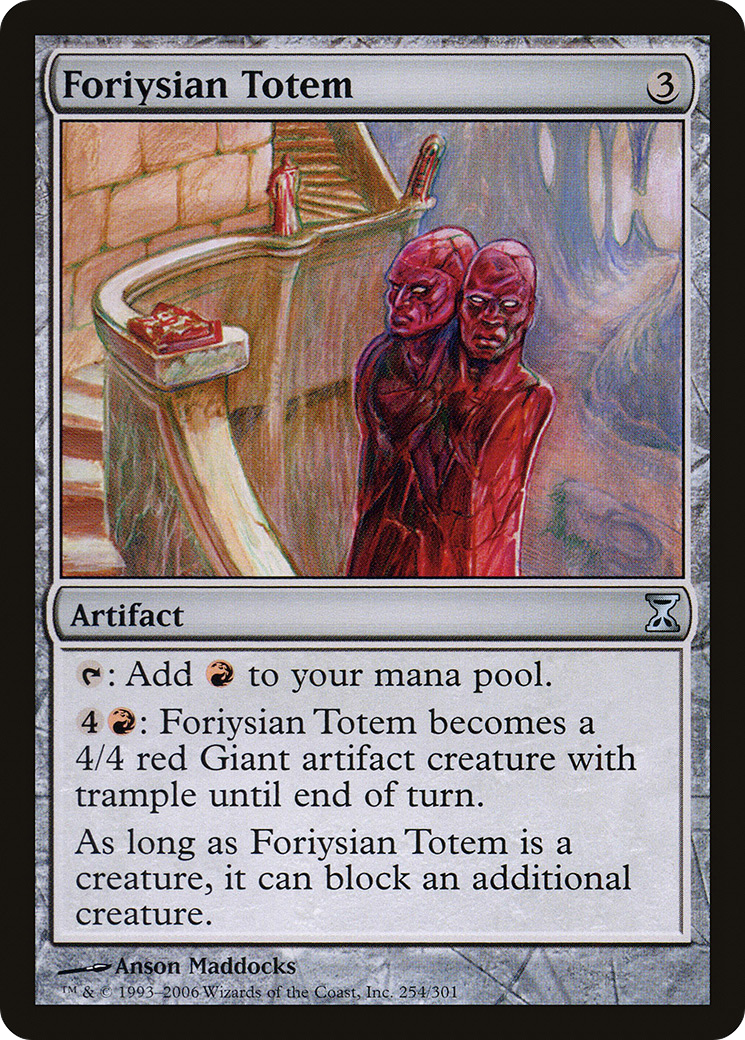 Foriysian Totem (TSP-254) [Time Spiral] MTG Single Wizards of the Coast