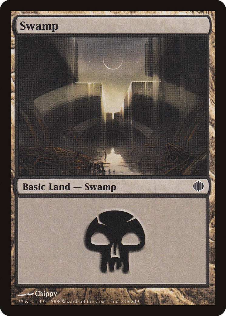 Swamp (238) (ALA-238) [Shards of Alara] Foil MTG Single Wizards of the Coast