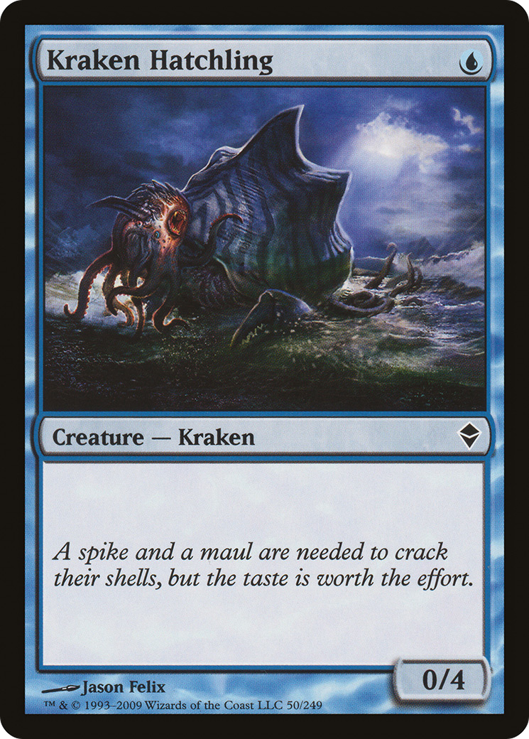 Kraken Hatchling (ZEN-050) [Zendikar] MTG Single Wizards of the Coast