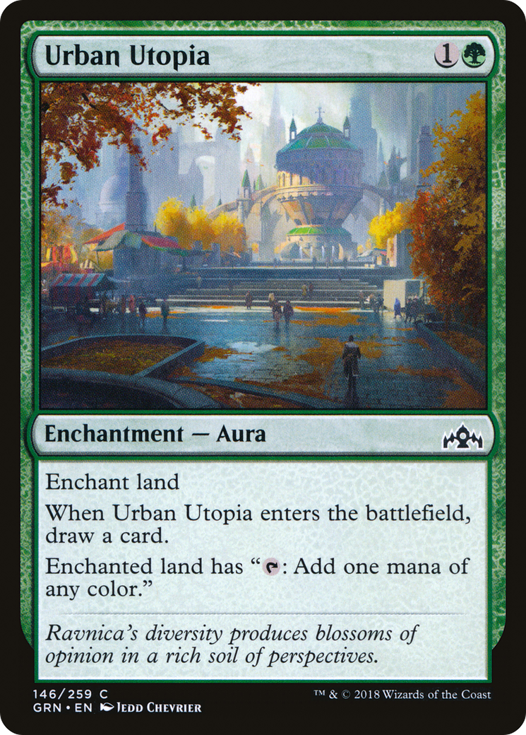 Urban Utopia (GRN-146) [Guilds of Ravnica] Foil MTG Single Wizards of the Coast
