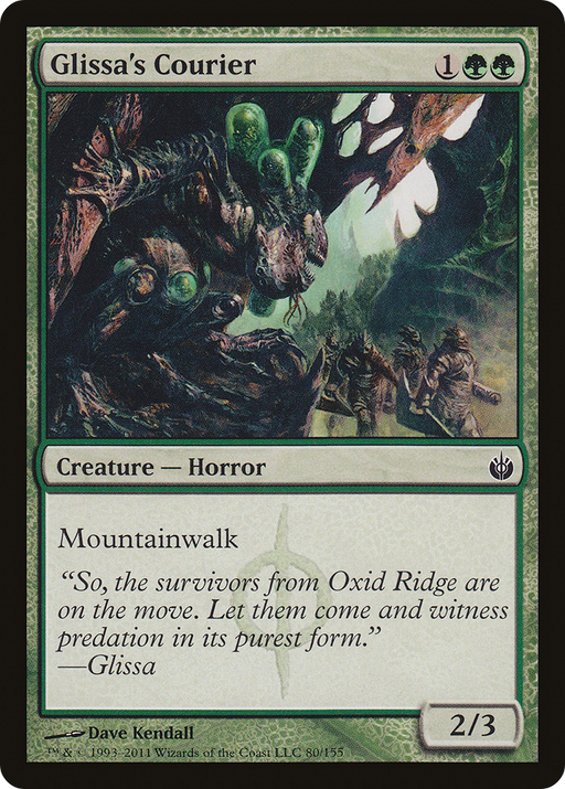 Glissa's Courier (MBS-080) [Mirrodin Besieged] Foil MTG Single Wizards of the Coast