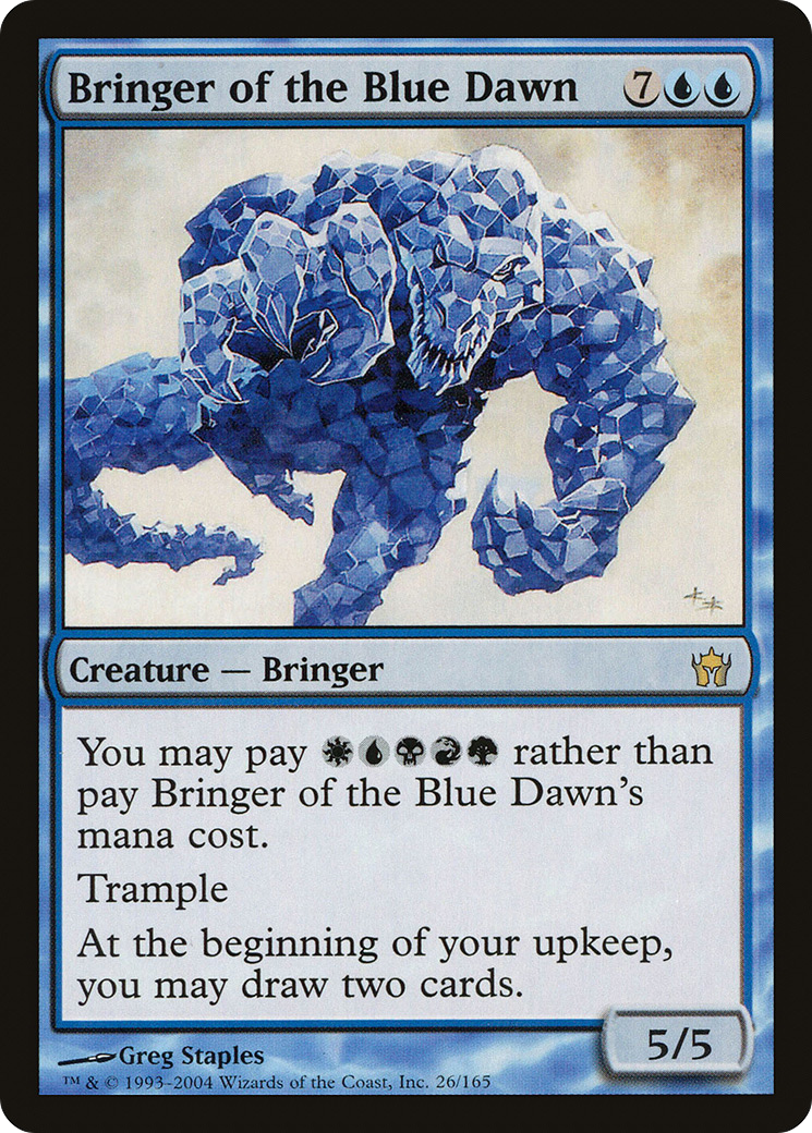 Bringer of the Blue Dawn (5DN-026) [Fifth Dawn] Foil MTG Single Wizards of the Coast