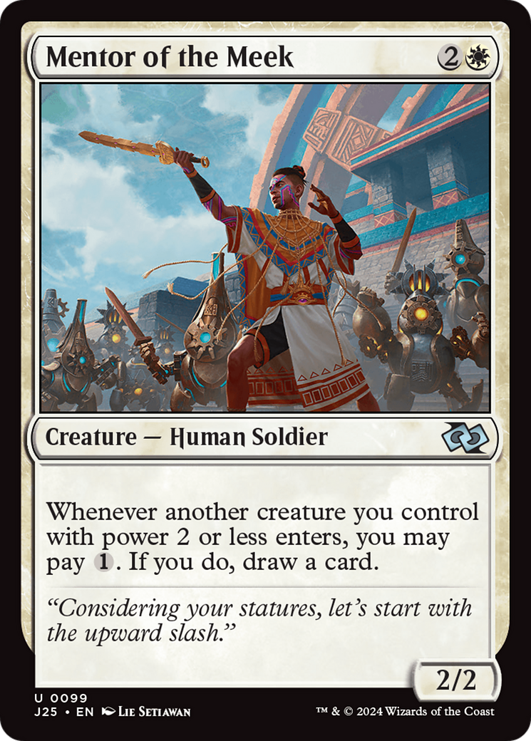Mentor of the Meek (J25-099) [Foundations Jumpstart] MTG Single Wizards of the Coast