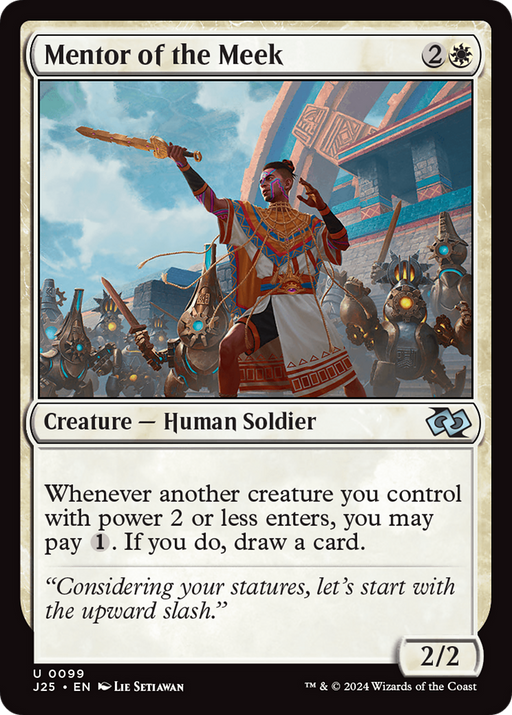 Mentor of the Meek (J25-099) [Foundations Jumpstart] MTG Single Wizards of the Coast