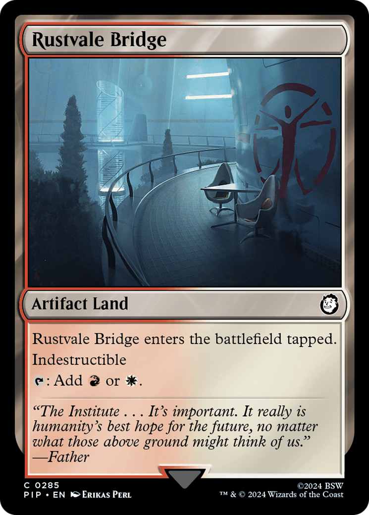Rustvale Bridge (PIP-285) [Fallout] MTG Single Wizards of the Coast