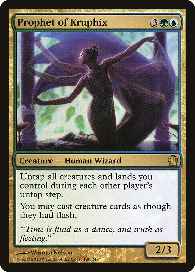 Prophet of Kruphix (THS-199) [Theros] MTG Single Wizards of the Coast