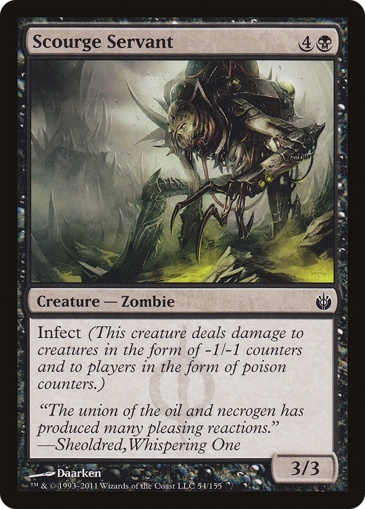 Scourge Servant (MBS-054) [Mirrodin Besieged] Foil MTG Single Wizards of the Coast
