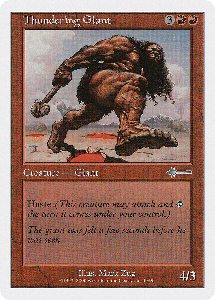 Thundering Giant (BTD-049) [Misc] Beatdown Box Set MTG Single Wizards of the Coast