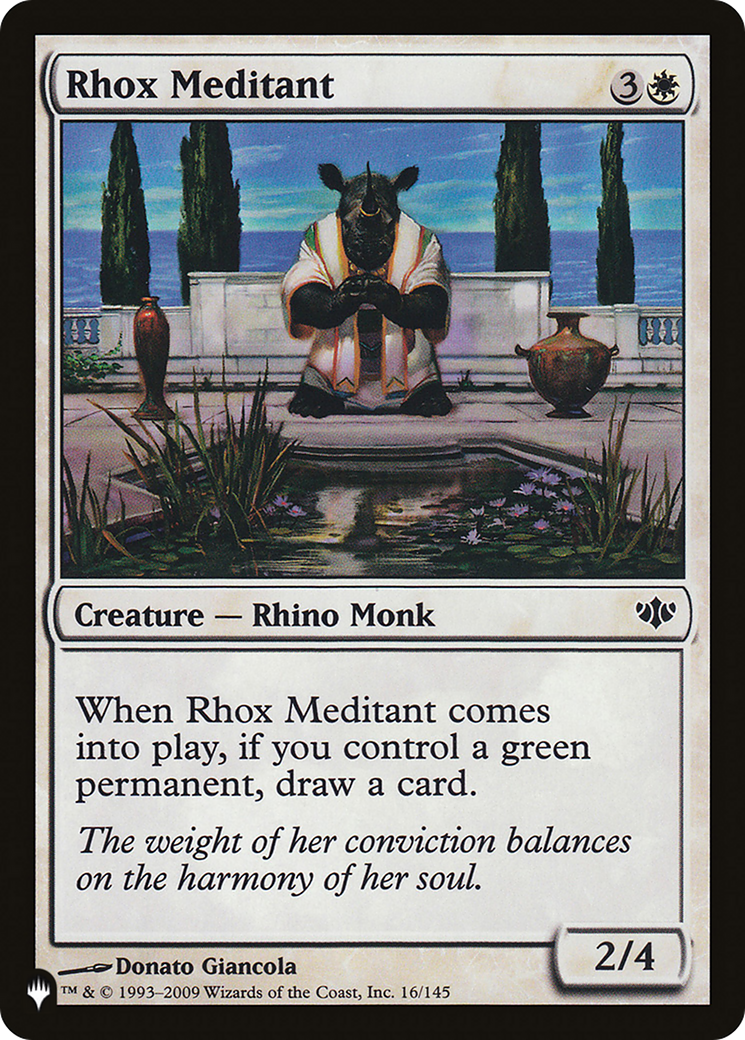 Rhox Meditant (LIST-CON-16) [Mystery Booster] The List MTG Single Wizards of the Coast