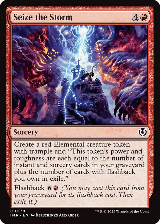 Seize the Storm (INR-170) [Innistrad Remastered] Foil MTG Single Wizards of the Coast