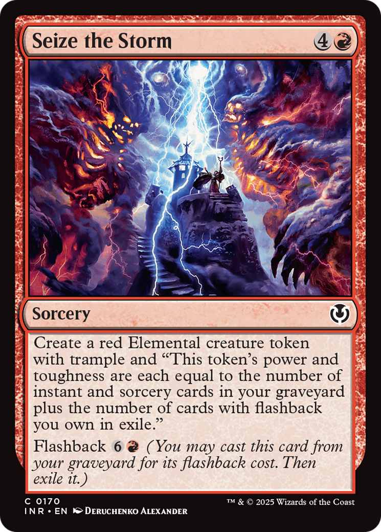 Seize the Storm (INR-170) [Innistrad Remastered] MTG Single Wizards of the Coast