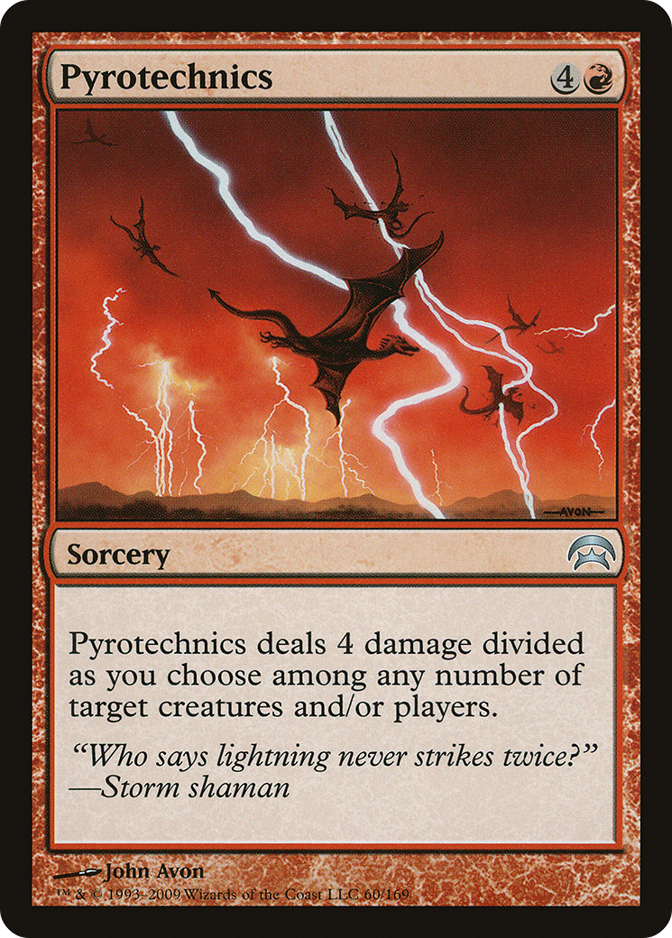 Pyrotechnics (HOP-060) [Misc] Planechase MTG Single Wizards of the Coast