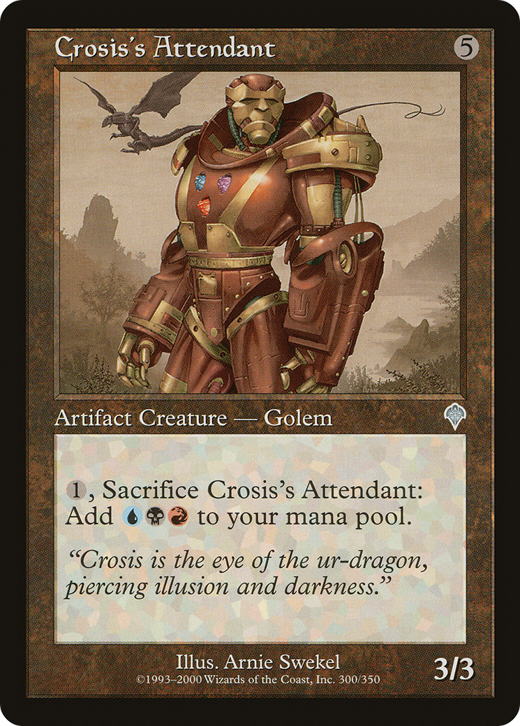 Crosis's Attendant (INV-300) [Invasion] Foil MTG Single Wizards of the Coast