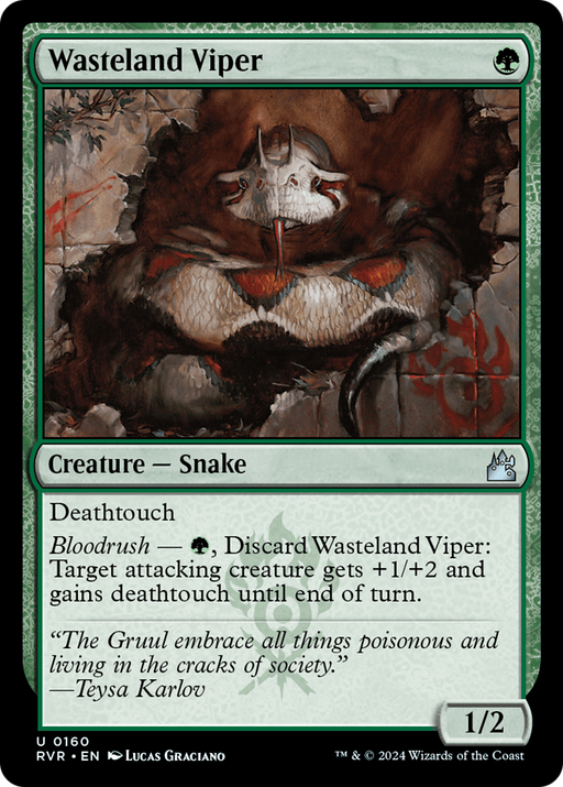 Wasteland Viper (RVR-160) [Ravnica Remastered] MTG Single Wizards of the Coast