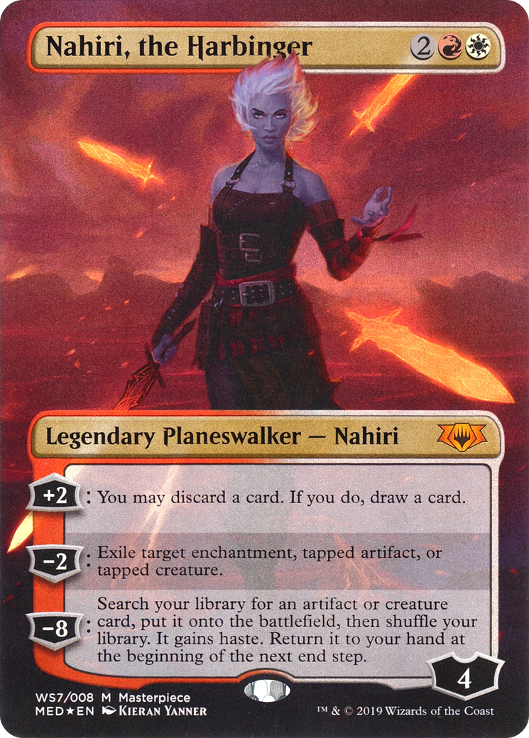 Nahiri, the Harbinger (MED3-WS7) [Misc] Mythic Edition (Borderless) Foil MTG Single Wizards of the Coast