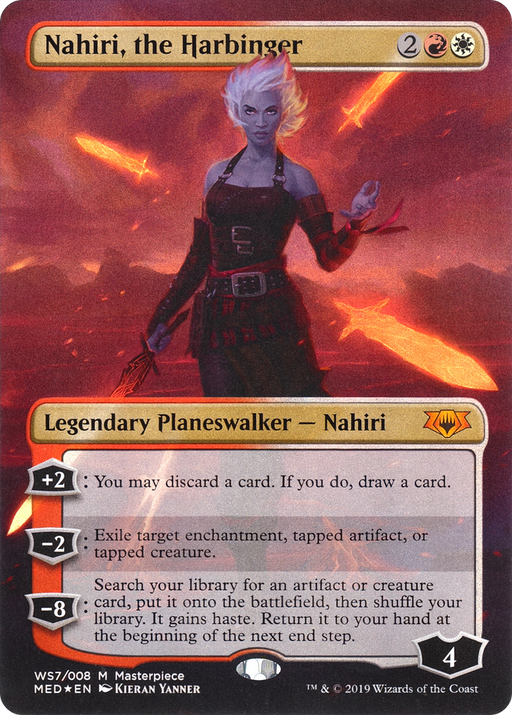 Nahiri, the Harbinger (MED3-WS7) [Misc] Mythic Edition (Borderless) Foil MTG Single Wizards of the Coast