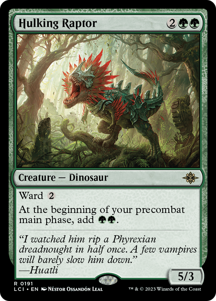 Hulking Raptor (LCI-191) [The Lost Caverns of Ixalan] MTG Single Wizards of the Coast