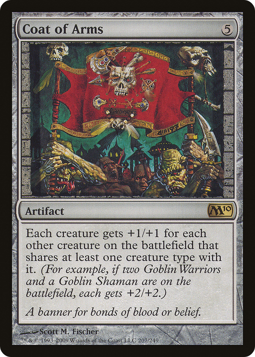 Coat of Arms (M10-207) [Magic 2010] Foil MTG Single Wizards of the Coast
