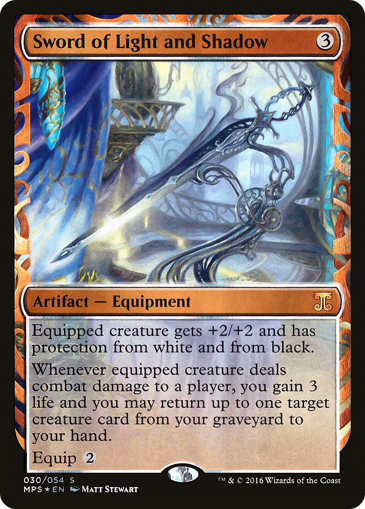 Sword of Light and Shadow (MPS-030) [Kaladesh Inventions] Foil MTG Single Wizards of the Coast