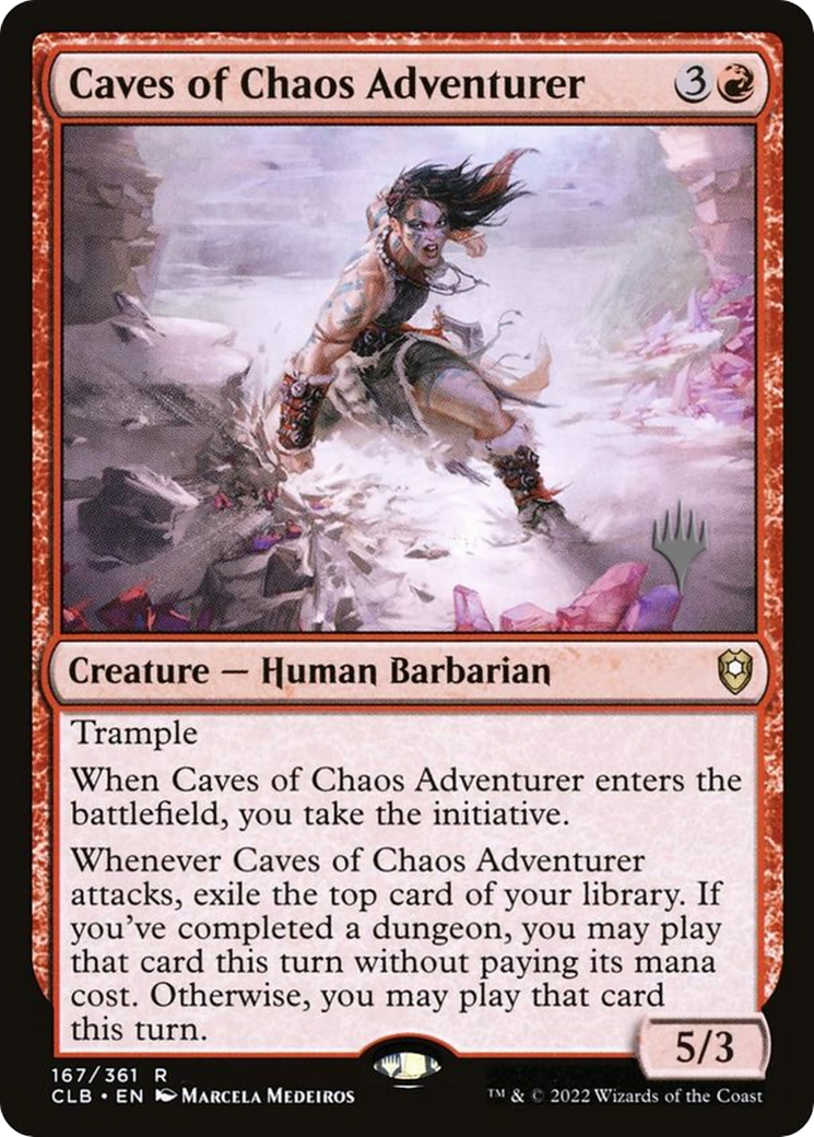 Caves of Chaos Adventurer (PPLCI-167P) [Battle for Baldur's Gate Promos] MTG Single Wizards of the Coast