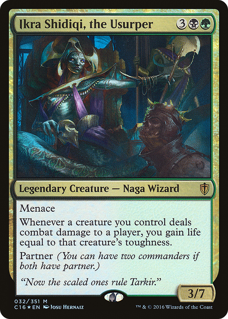 Ikra Shidiqi, the Usurper (C16-032) [Commander 2016] Foil MTG Single Wizards of the Coast