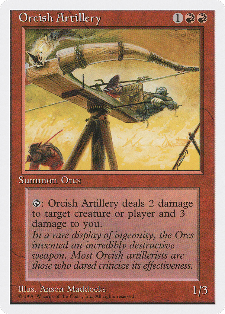 Orcish Artillery (2PS-036) [Misc] Introductory Two-Player Set MTG Single Wizards of the Coast