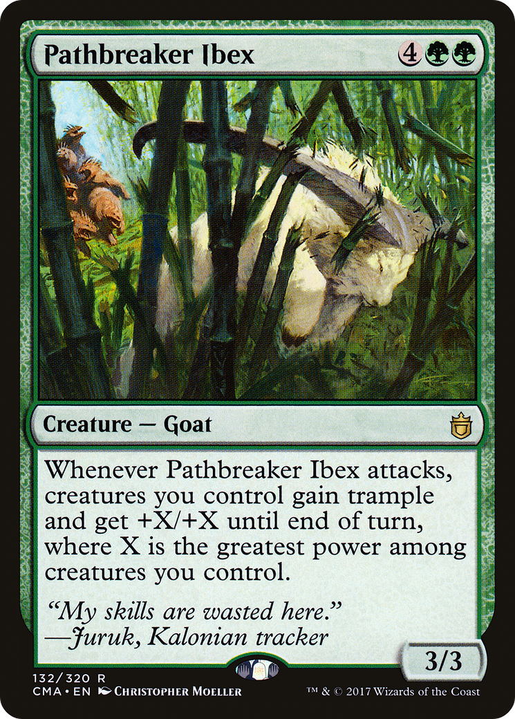Pathbreaker Ibex (CMA-132) [Commander Anthology] MTG Single Wizards of the Coast