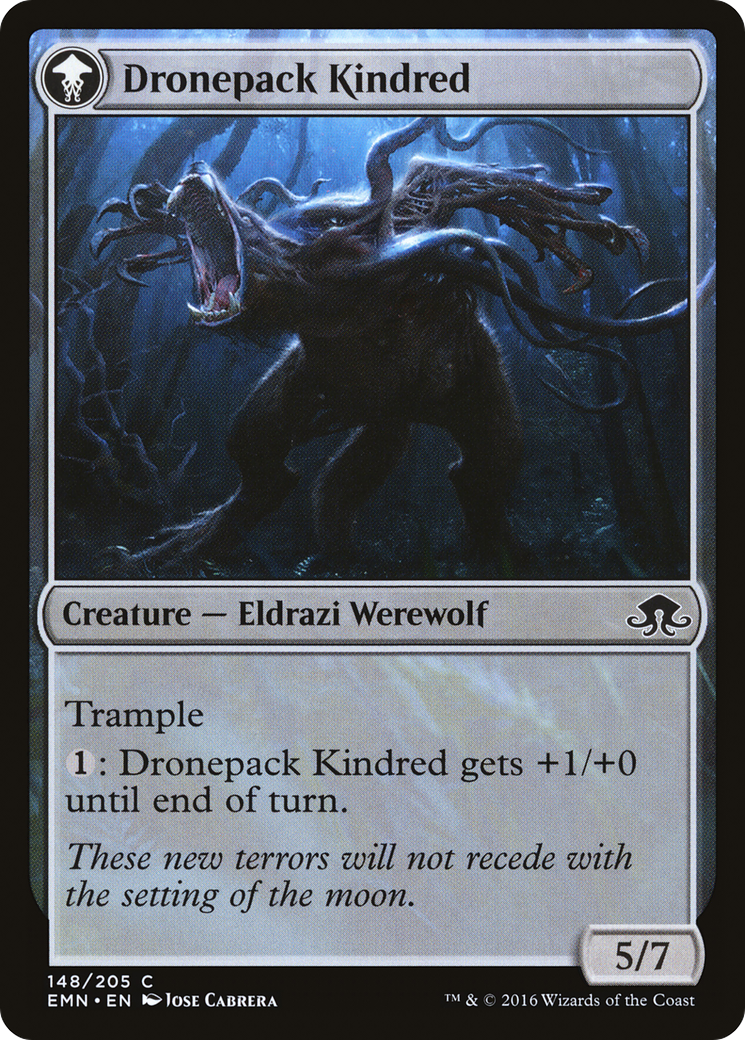 Vildin-Pack Outcast // Dronepack Kindred (EMN-148) [Eldritch Moon] MTG Single Wizards of the Coast