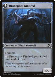 Vildin-Pack Outcast // Dronepack Kindred (EMN-148) [Eldritch Moon] Foil MTG Single Wizards of the Coast