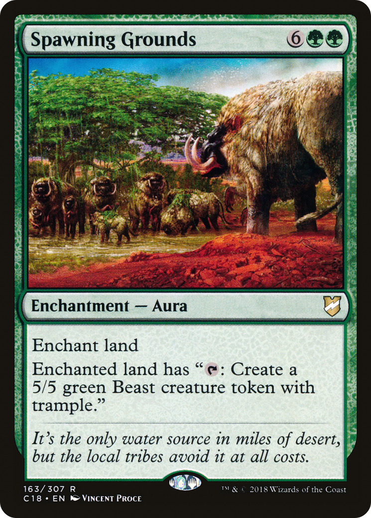 Spawning Grounds (C18-163) [Commander 2018] MTG Single Wizards of the Coast