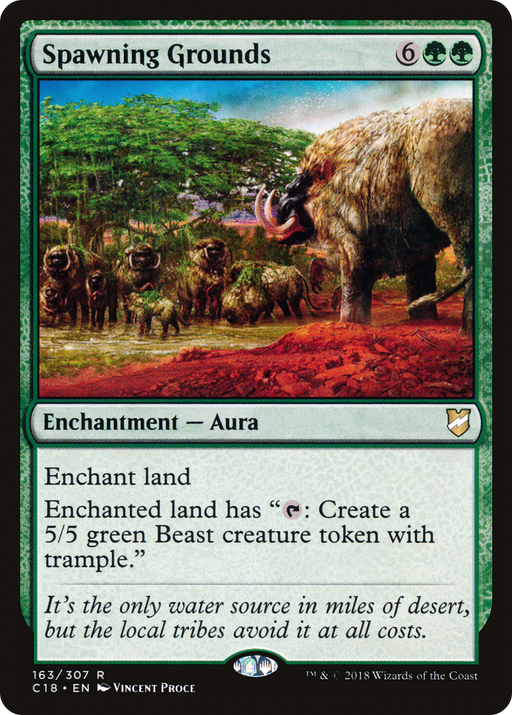 Spawning Grounds (C18-163) [Commander 2018] MTG Single Wizards of the Coast