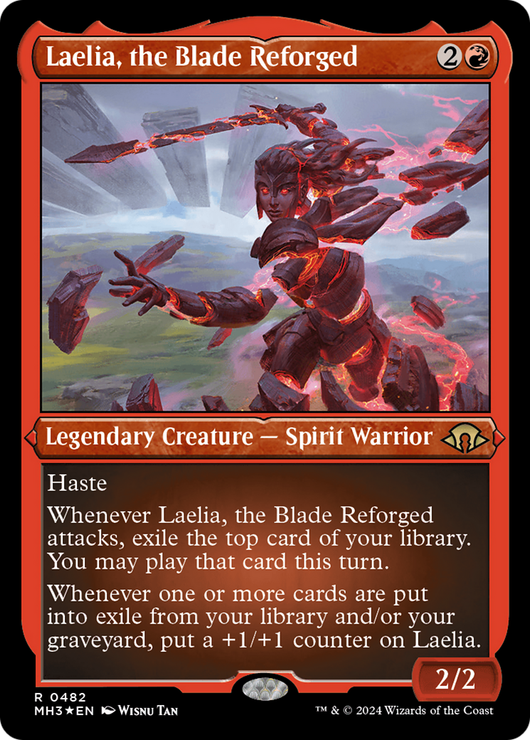 Laelia, the Blade Reforged (Foil Etched) (MH3-482) [Modern Horizons 3] Foil MTG Single Wizards of the Coast