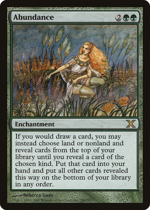 Abundance (10E-249) [Tenth Edition] Foil MTG Single Wizards of the Coast