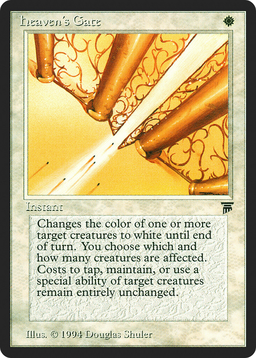 Heaven's Gate (LEG-019) [Oldschool] Legends MTG Single Wizards of the Coast