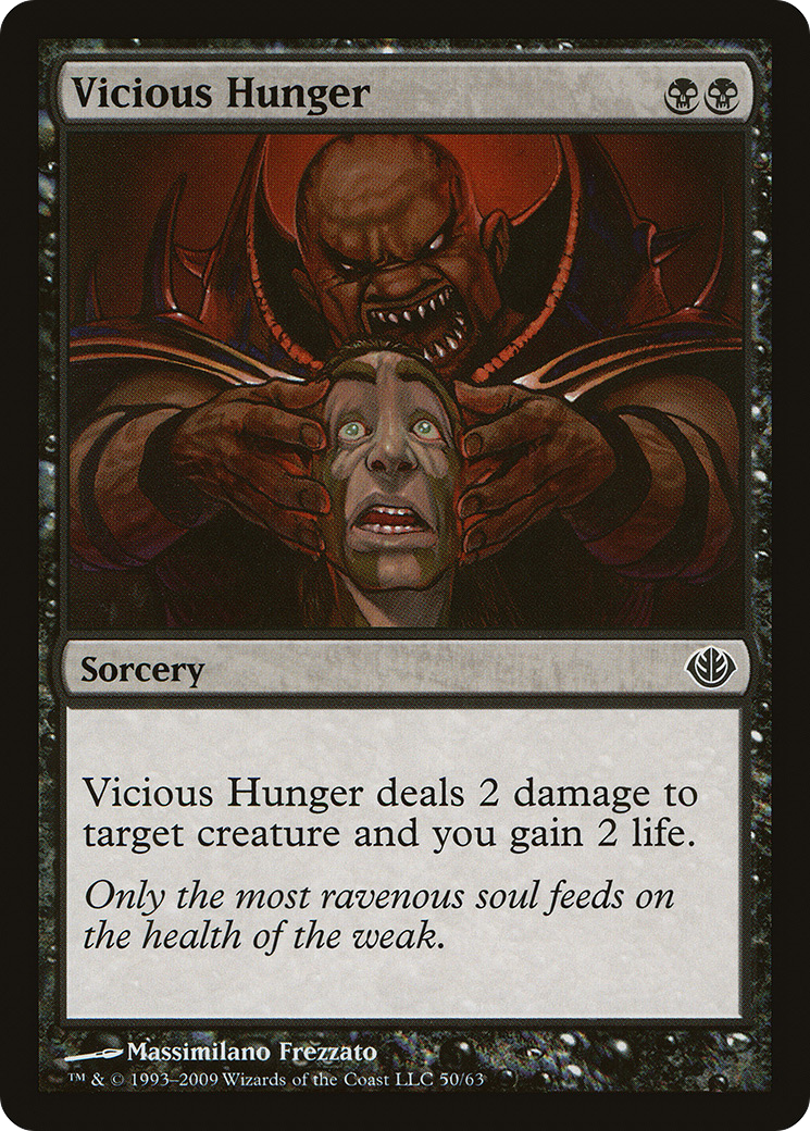 Vicious Hunger (DDD-050) [Misc] Duel Decks: Garruk vs. Liliana MTG Single Wizards of the Coast