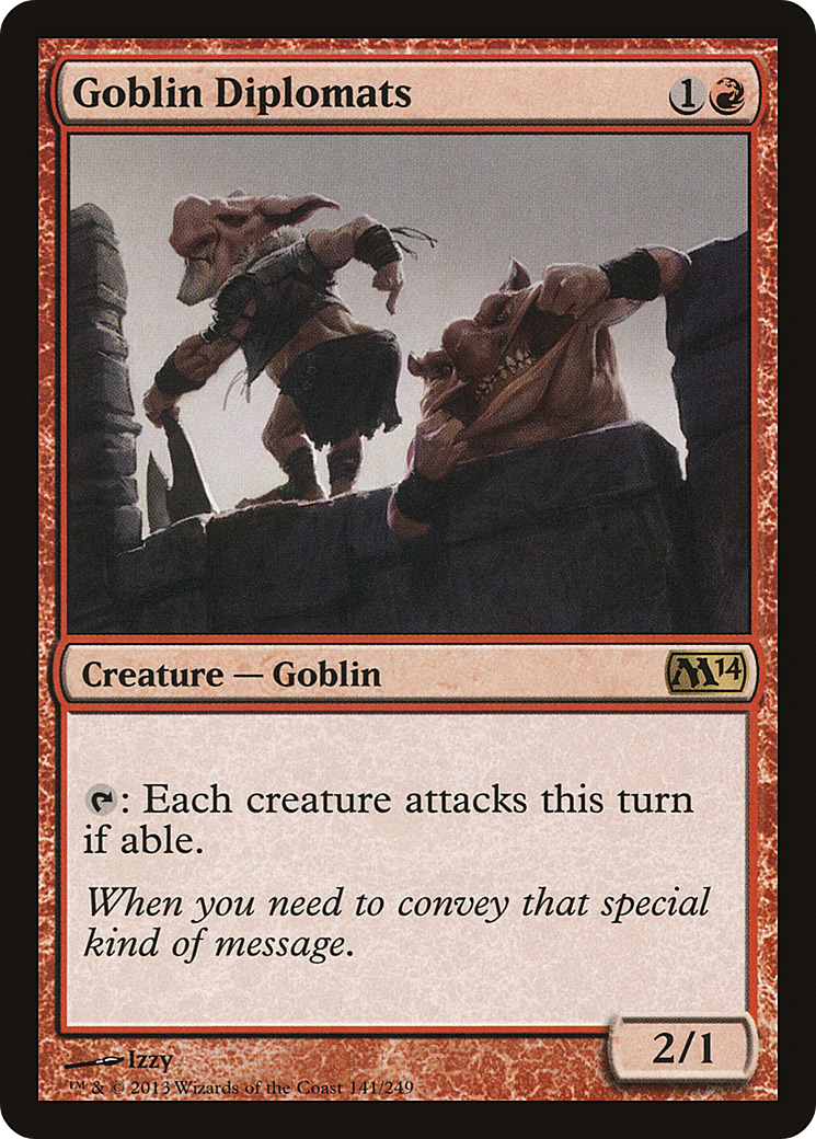 Goblin Diplomats (M14-141) [Magic 2014] MTG Single Wizards of the Coast