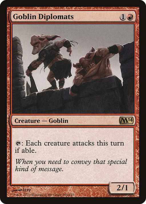 Goblin Diplomats (M14-141) [Magic 2014] Foil MTG Single Wizards of the Coast