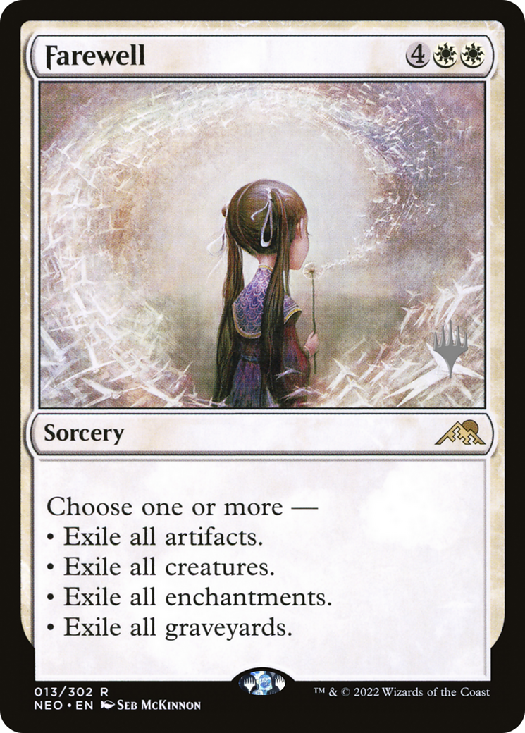 Farewell (PPNEO-013) [Kamigawa: Neon Dynasty Promos] Foil MTG Single Wizards of the Coast