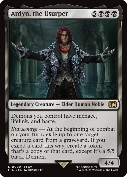 Ardyn, the Usurper (FIN-089) [FINAL FANTASY] Foil MTG Single Wizards of the Coast